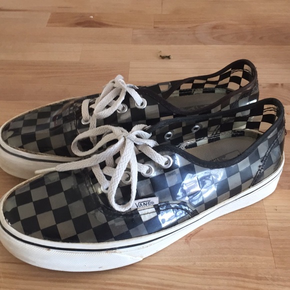 plastic vans shoes